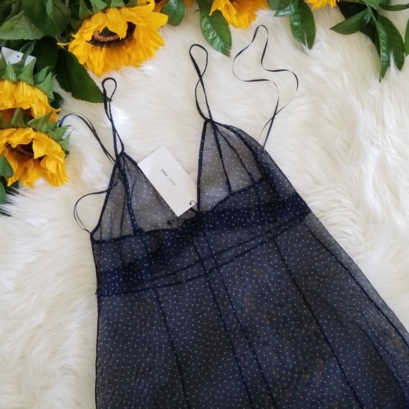 Zara Polka Dot Tulle Dress - Picture 2 of 6